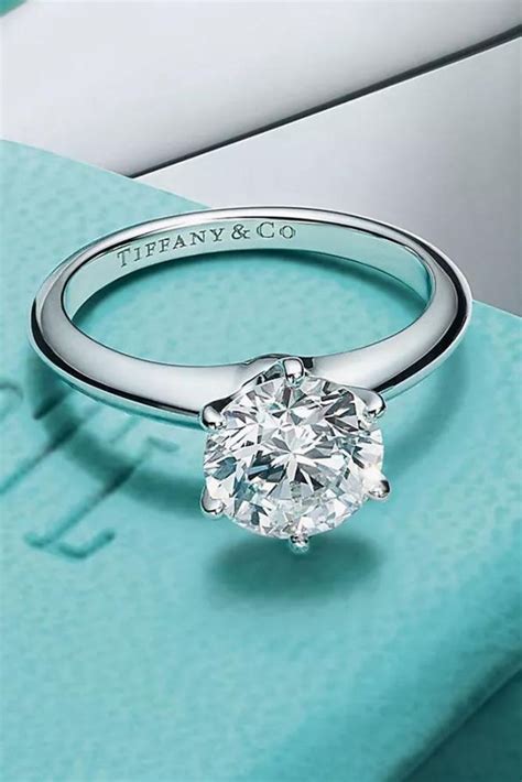 tiffany classic engagement ring replica|2 carat tiffany engagement ring.